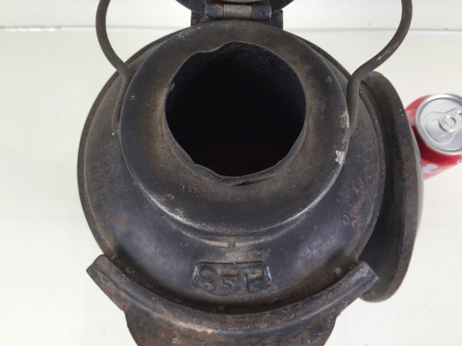 Antique Railroad Lantern The Non Sweating Adlake Lamp Chicago Adams & Westlake Company Marked SP [Photo 17]