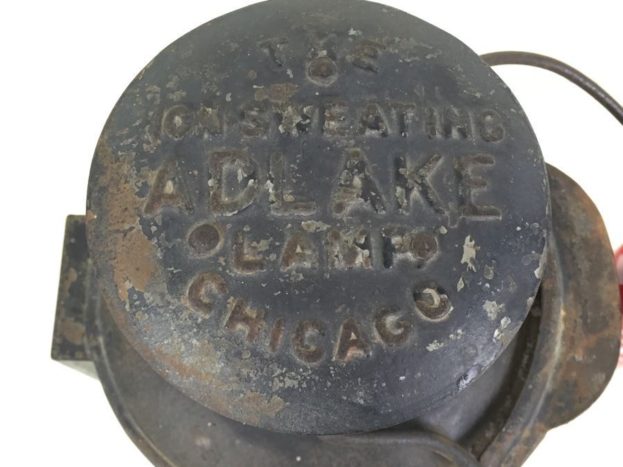 Antique Railroad Lantern The Non Sweating Adlake Lamp Chicago Adams & Westlake Company Marked SP [Photo 3]