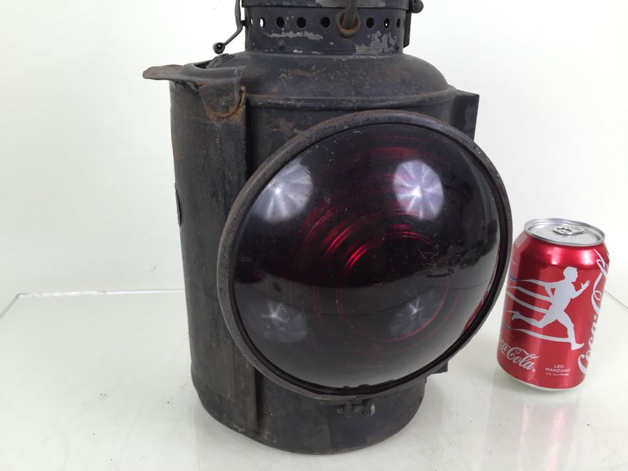 Antique Railroad Lantern The Non Sweating Adlake Lamp Chicago Adams & Westlake Company Marked SP [Photo 7]