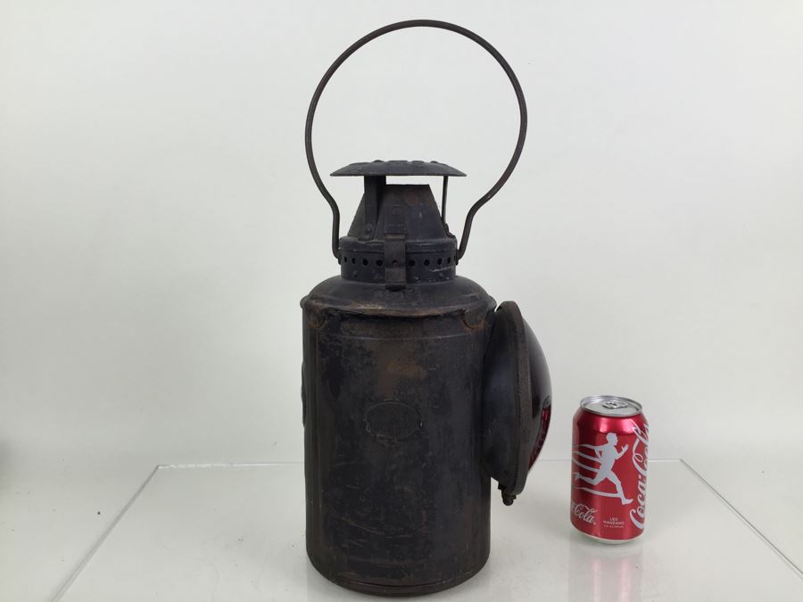 Antique Railroad Lantern The Non Sweating Adlake Lamp Chicago Adams & Westlake Company Marked SP [Photo 9]