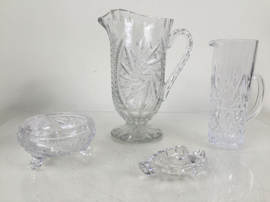 Cut Crystal And Glass Lot [Photo 1]