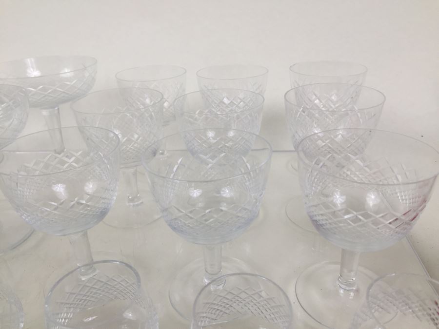 Large Lot Of Cut Glass Stemware [Photo 7]