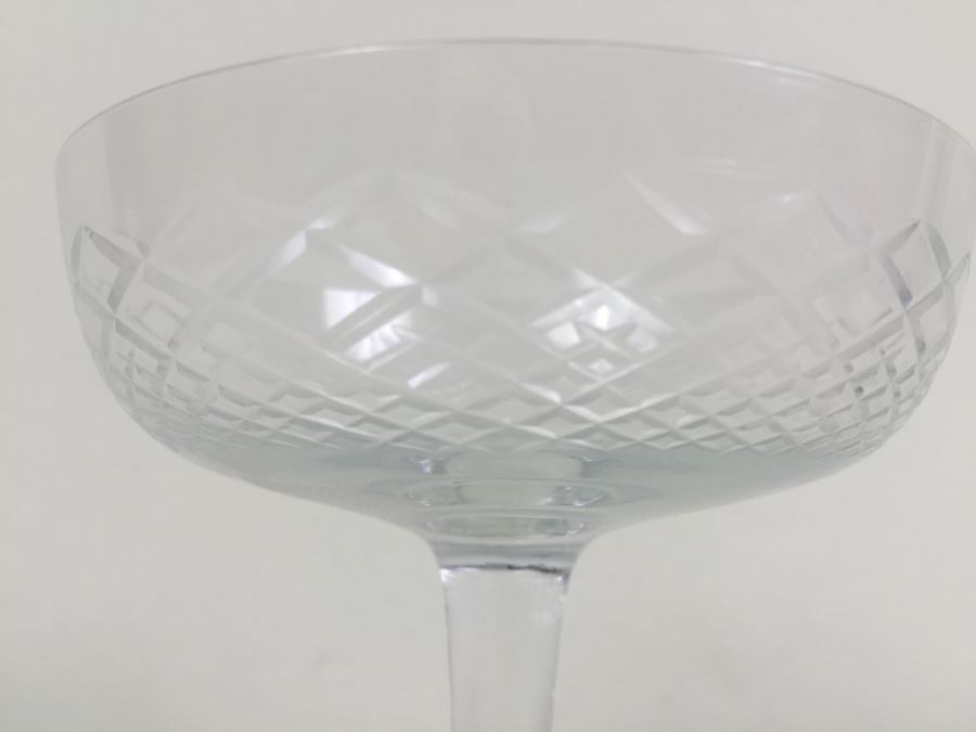 Large Lot Of Cut Glass Stemware [Photo 10]