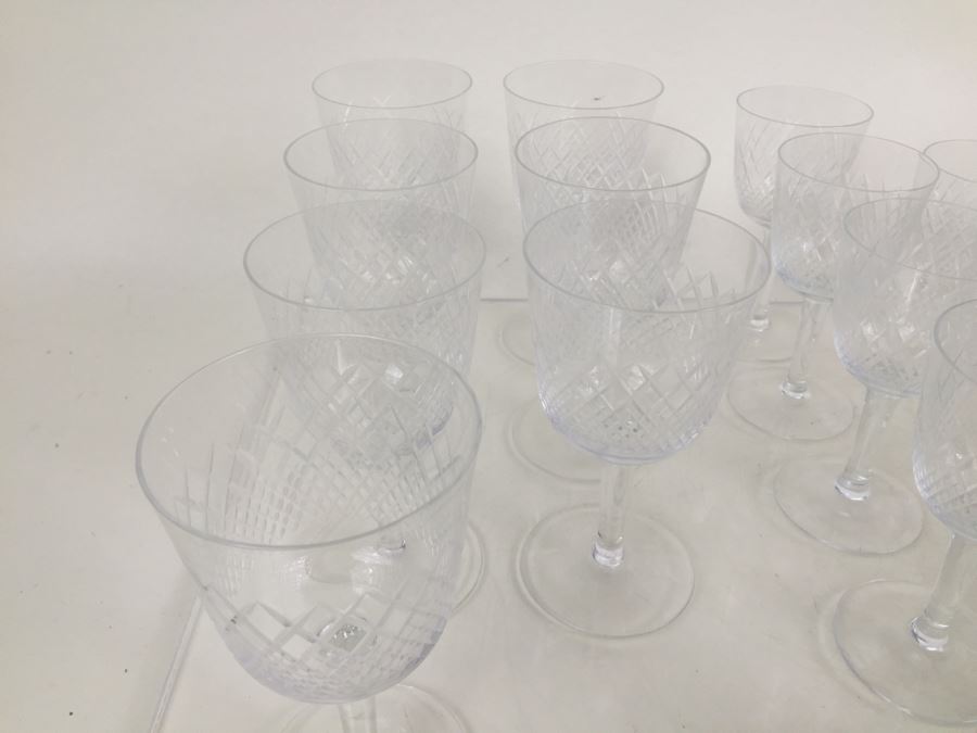 Large Lot Of Cut Glass Stemware And Glasses [Photo 5]
