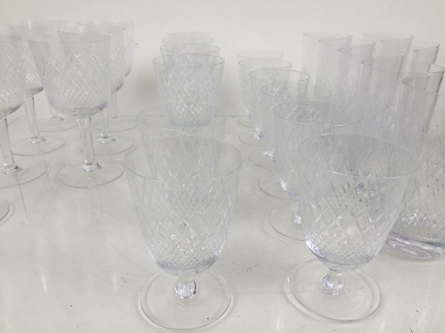 Large Lot Of Cut Glass Stemware And Glasses [Photo 6]