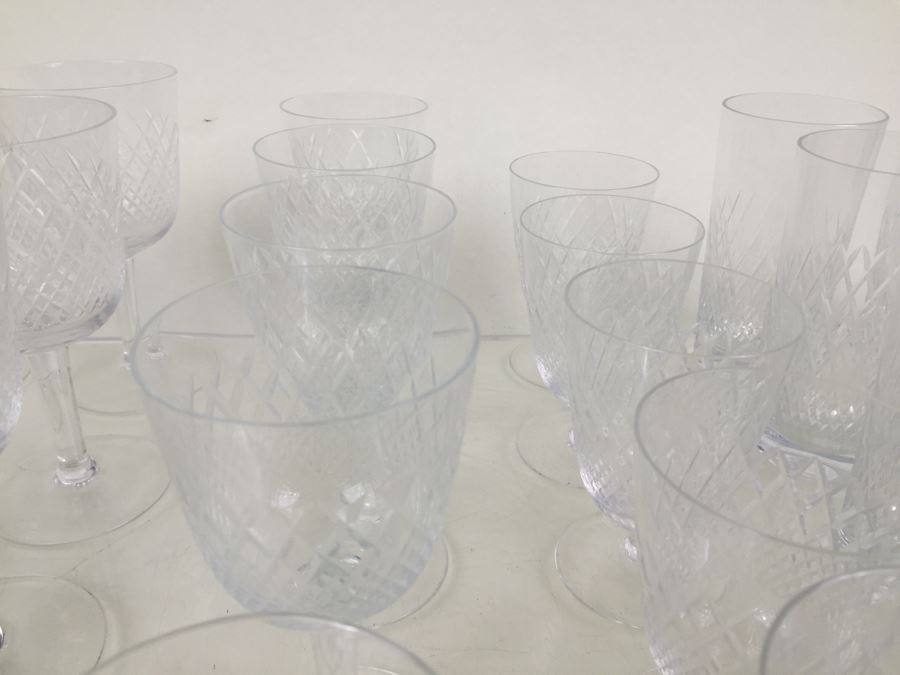 Large Lot Of Cut Glass Stemware And Glasses [Photo 8]