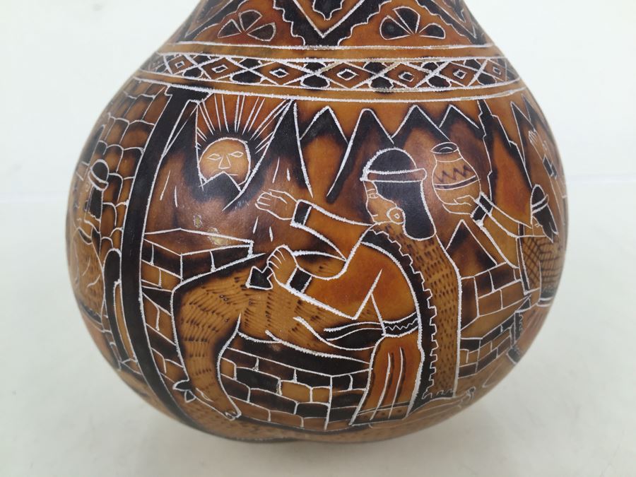 Hand Painted Gourd [Photo 6]