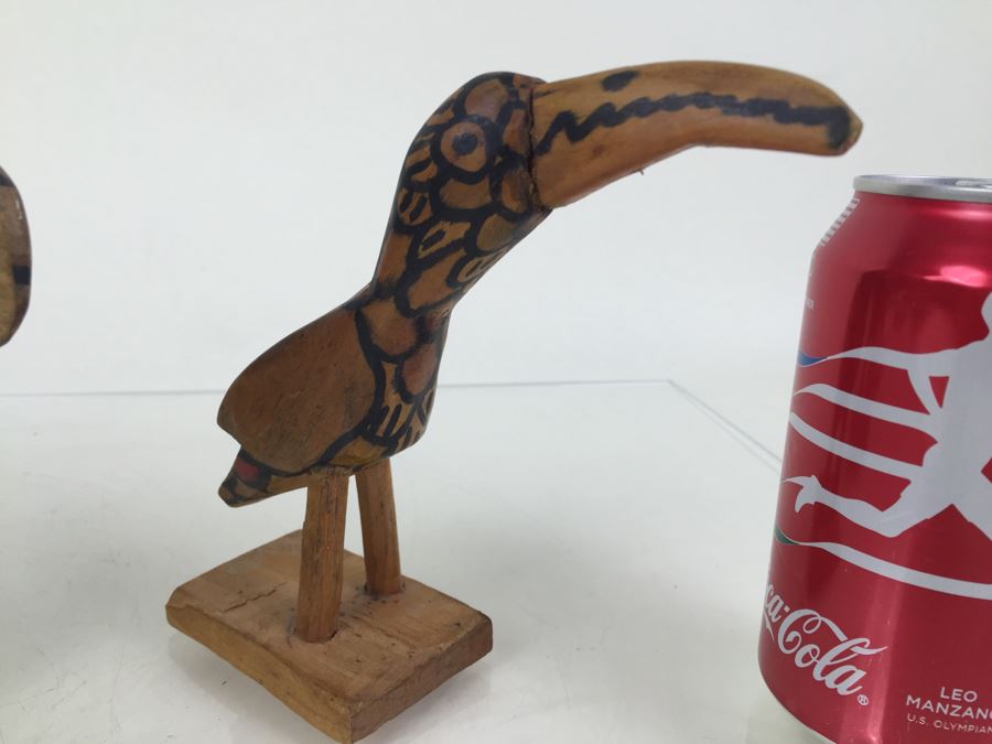 Set Of 3 Carved Wood Birds [Photo 4]