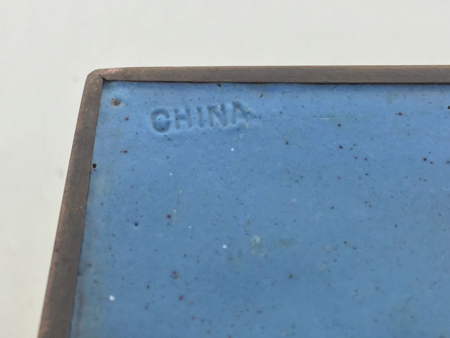 Pair Of Chinese Cloisonne Lidded Boxes [Photo 18]