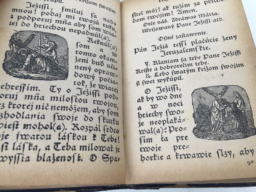 Old Leather Bound Foreign Bible [Photo 12]