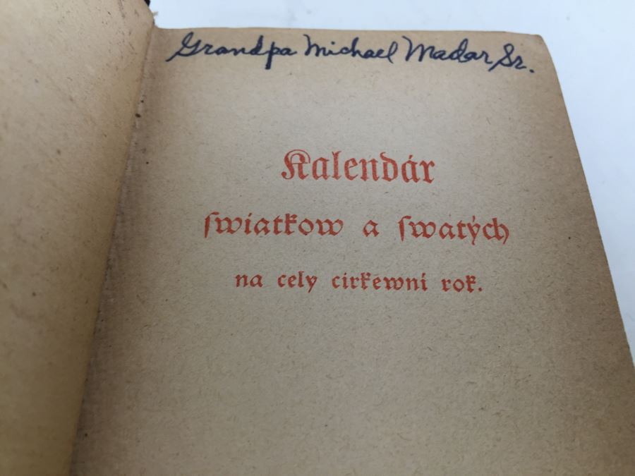 Old Leather Bound Foreign Bible [Photo 8]