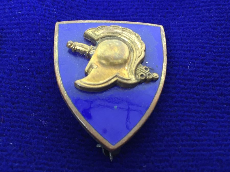 Pair Of Military Medals 164th Regiment Unit Crest (Je Suis Pret) (I Am Ready) [Photo 3]