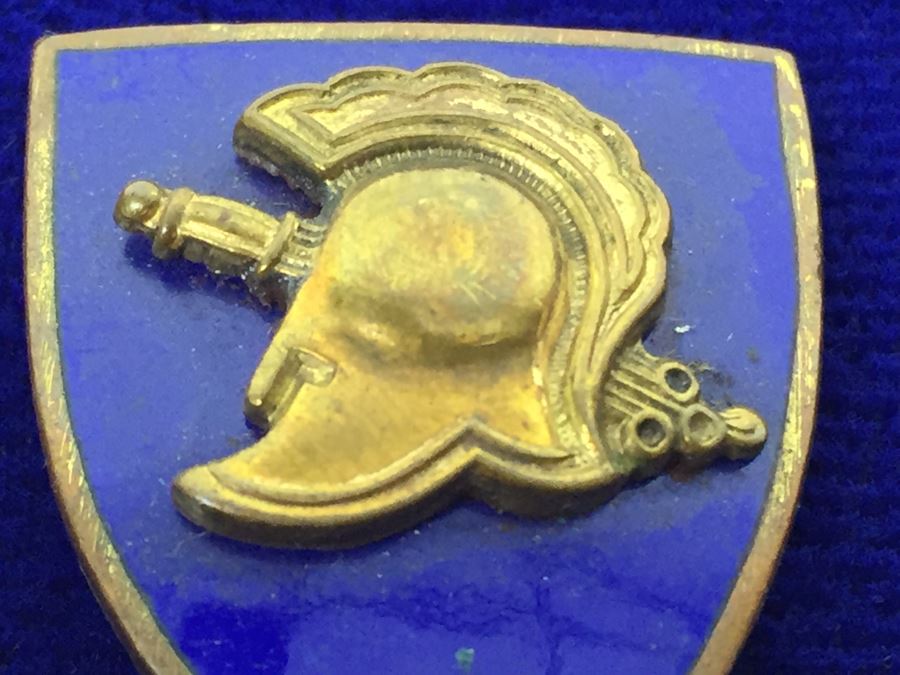 Pair Of Military Medals 164th Regiment Unit Crest (Je Suis Pret) (I Am Ready) [Photo 6]