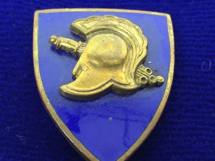 Pair Of Military Medals 164th Regiment Unit Crest (Je Suis Pret) (I Am Ready) [Photo 5]