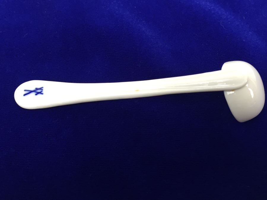 Meissen Porcelain Germany Small Ladle Blue Onion [Photo 6]