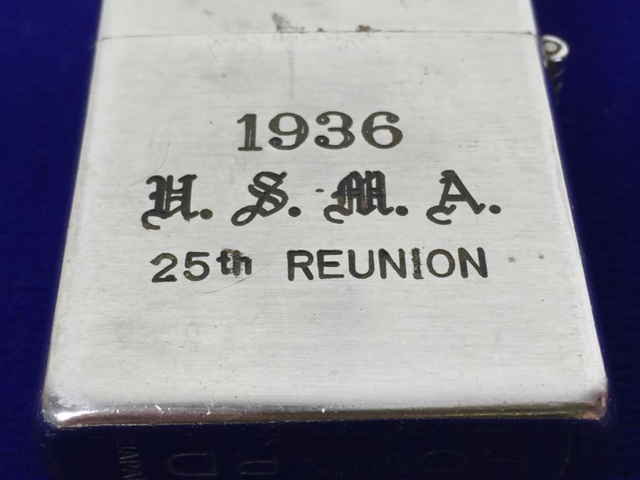 Vintage 1936 U.S.M.A. 25th Reunion HOWARD Made In Japan Lighter [Photo 6]