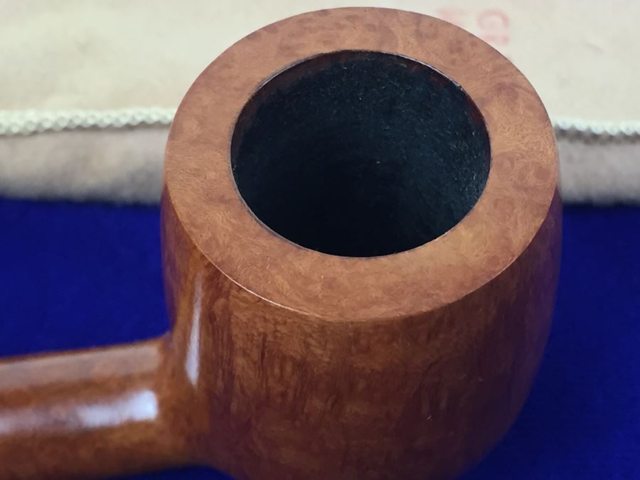 Vintage Straight Grain London Made Pipe With Pouch [Photo 12]