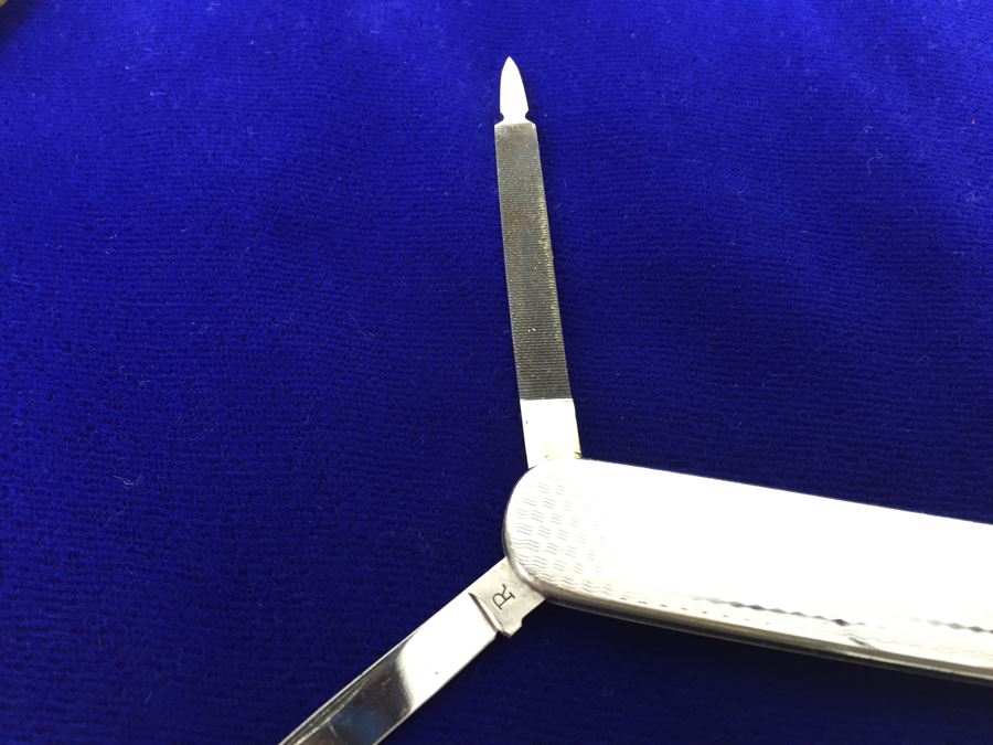 Vintage Kaufmann 55 Pocket Knife Solingen German With Pouch [Photo 10]