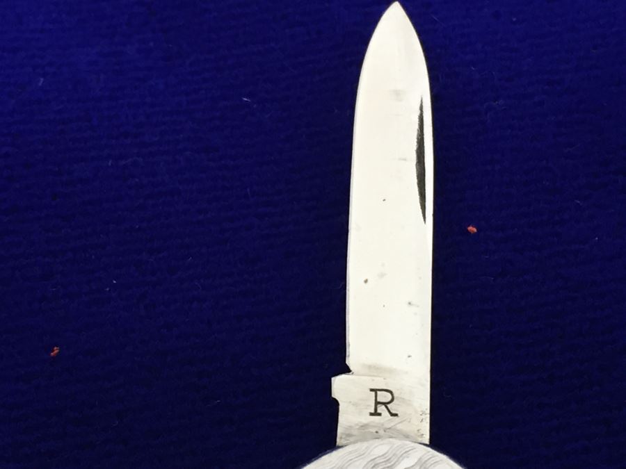 Vintage Kaufmann 55 Pocket Knife Solingen German With Pouch [Photo 8]