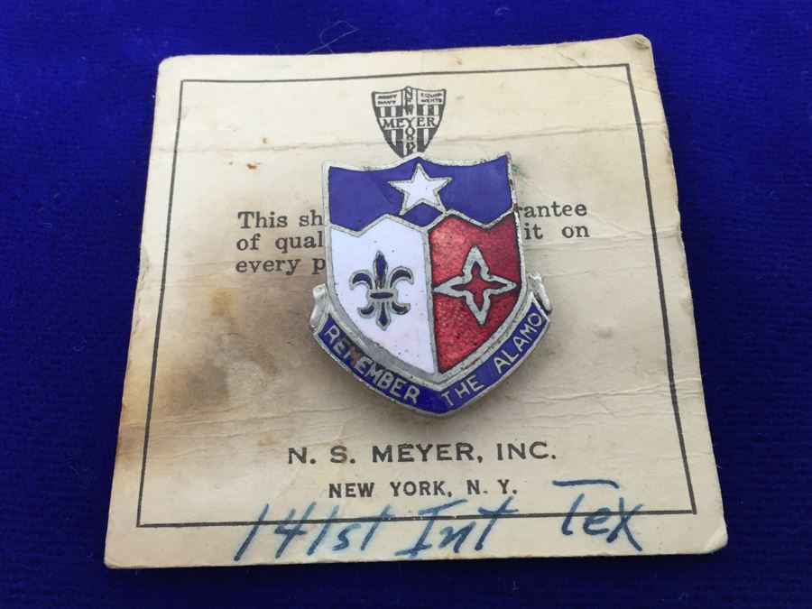 141st Infantry Regiment Texas Remember The Alamo Military Medal