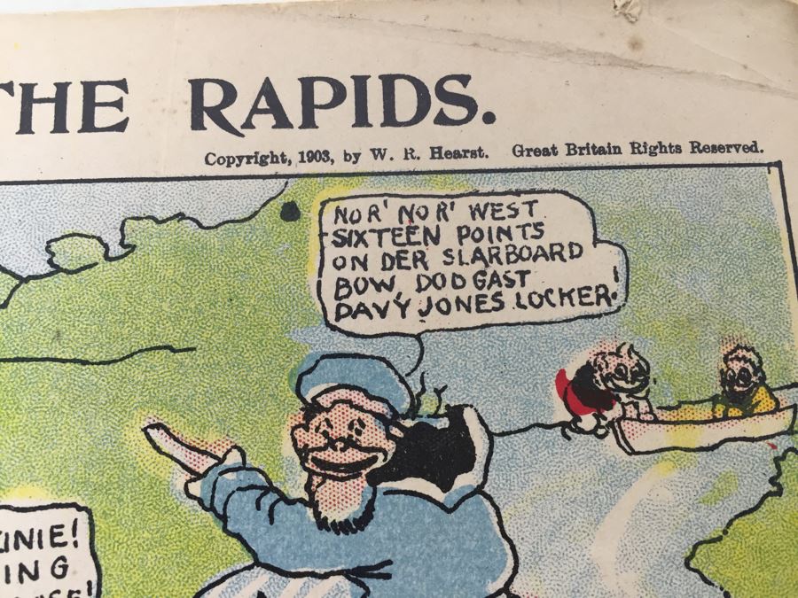 Very Rare 1903 Printing The KatzenJammer Kids A Series Of Comic Pictures By Rudolph Dirks Published By The New York American And Journal W R Hearst [Photo 13]