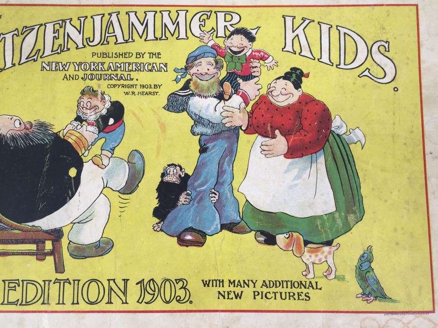 Very Rare 1903 Printing The KatzenJammer Kids A Series Of Comic Pictures By Rudolph Dirks Published By The New York American And Journal W R Hearst [Photo 6]