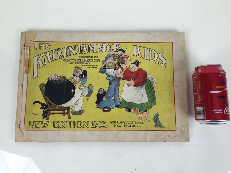 Very Rare 1903 Printing The KatzenJammer Kids A Series Of Comic Pictures By Rudolph Dirks Published By The New York American And Journal W R Hearst