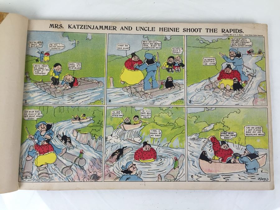 Very Rare 1903 Printing The KatzenJammer Kids A Series Of Comic Pictures By Rudolph Dirks Published By The New York American And Journal W R Hearst [Photo 2]