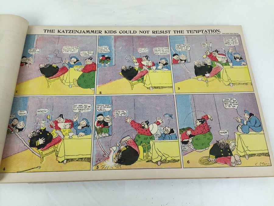 Very Rare 1903 Printing The KatzenJammer Kids A Series Of Comic Pictures By Rudolph Dirks Published By The New York American And Journal W R Hearst [Photo 29]