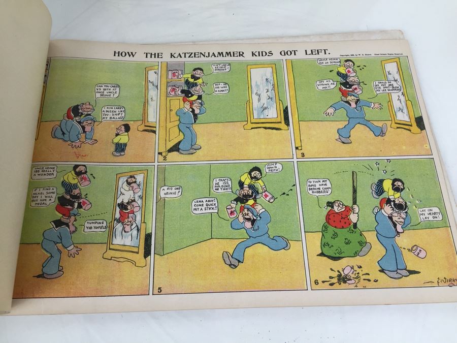 Very Rare 1903 Printing The KatzenJammer Kids A Series Of Comic Pictures By Rudolph Dirks Published By The New York American And Journal W R Hearst [Photo 30]