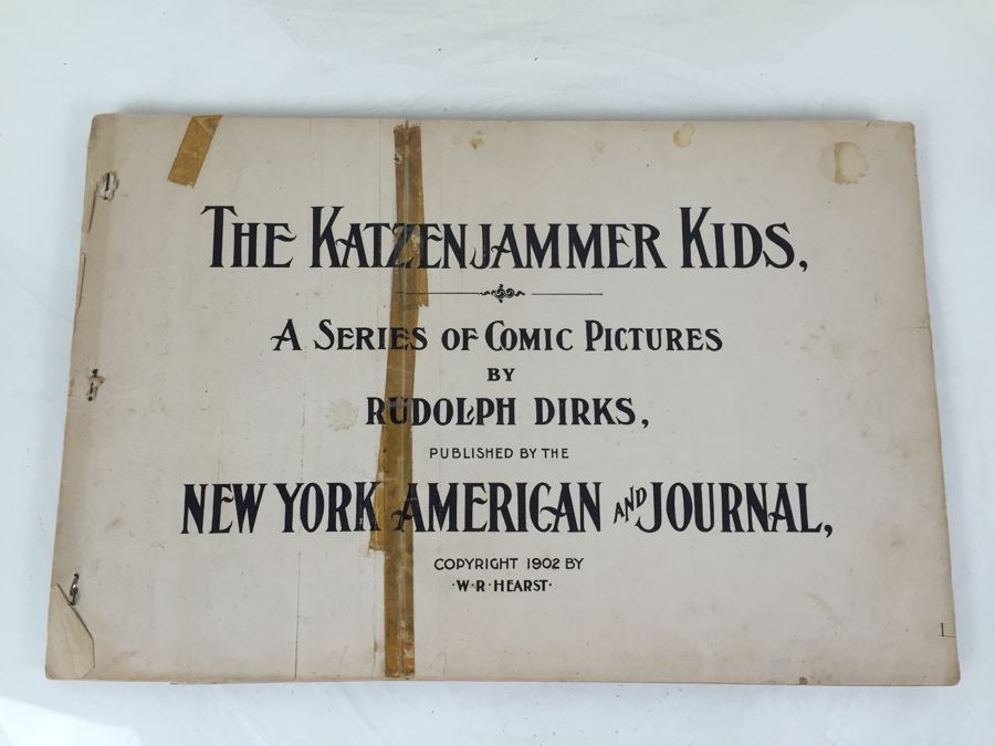 Very Rare 1903 Printing The KatzenJammer Kids A Series Of Comic Pictures By Rudolph Dirks Published By The New York American And Journal W R Hearst [Photo 10]