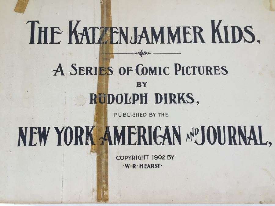 Very Rare 1903 Printing The KatzenJammer Kids A Series Of Comic Pictures By Rudolph Dirks Published By The New York American And Journal W R Hearst [Photo 11]
