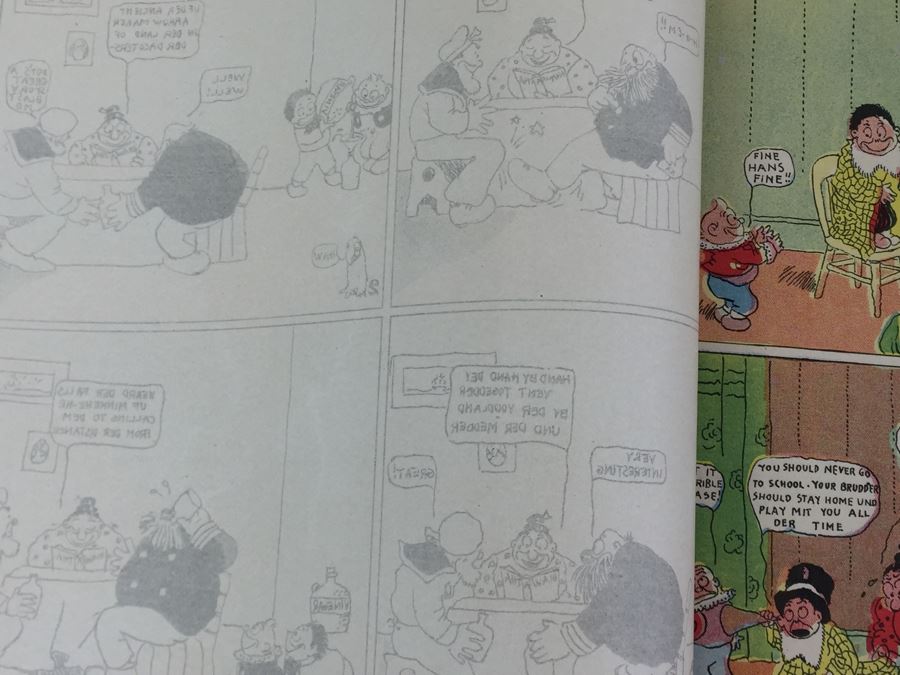 Very Rare 1903 Printing The KatzenJammer Kids A Series Of Comic Pictures By Rudolph Dirks Published By The New York American And Journal W R Hearst [Photo 21]