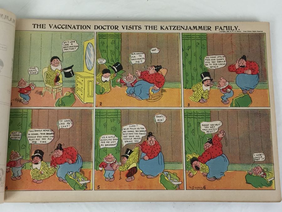 Very Rare 1903 Printing The KatzenJammer Kids A Series Of Comic Pictures By Rudolph Dirks Published By The New York American And Journal W R Hearst [Photo 22]