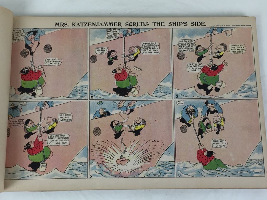 Very Rare 1903 Printing The KatzenJammer Kids A Series Of Comic Pictures By Rudolph Dirks Published By The New York American And Journal W R Hearst [Photo 24]