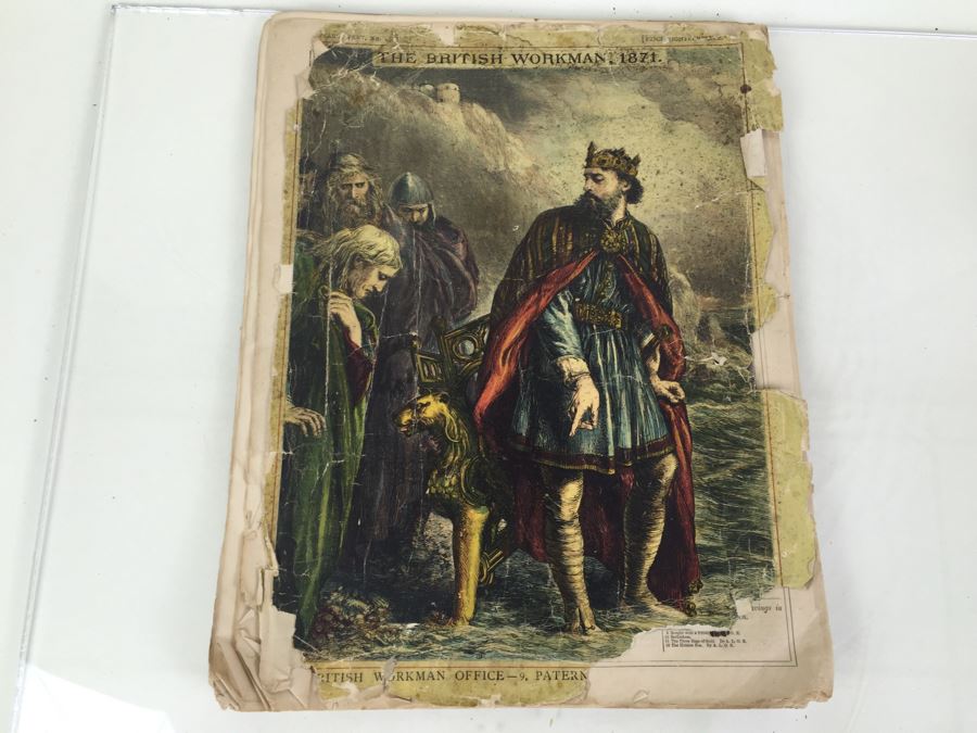 Antique March, 1871 The British Workman Periodical Dedicated To The Industrial Classes No. 195 [Photo 48]