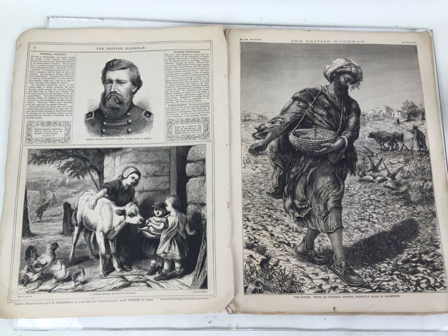 Antique March, 1871 The British Workman Periodical Dedicated To The Industrial Classes No. 195 [Photo 2]