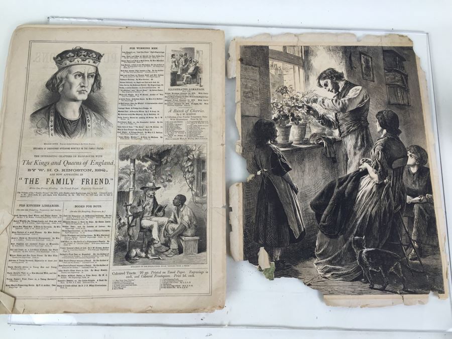 Antique March, 1871 The British Workman Periodical Dedicated To The Industrial Classes No. 195 [Photo 46]