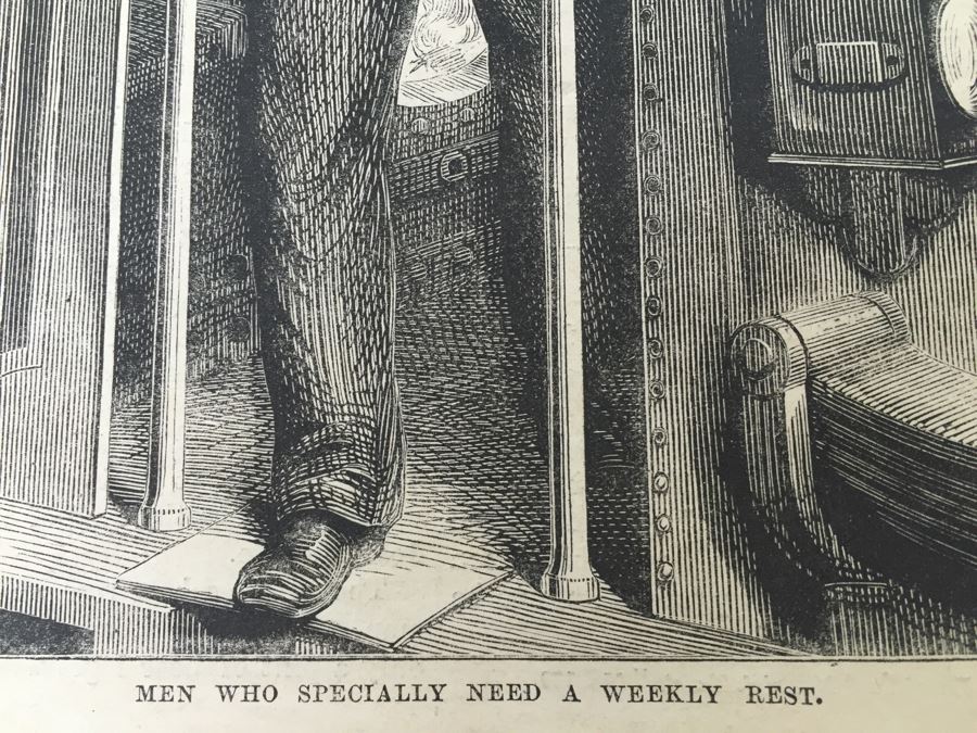 Antique March, 1871 The British Workman Periodical Dedicated To The Industrial Classes No. 195 [Photo 26]