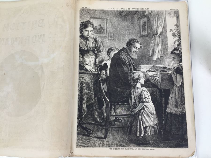 Antique March, 1871 The British Workman Periodical Dedicated To The Industrial Classes No. 195 [Photo 7]