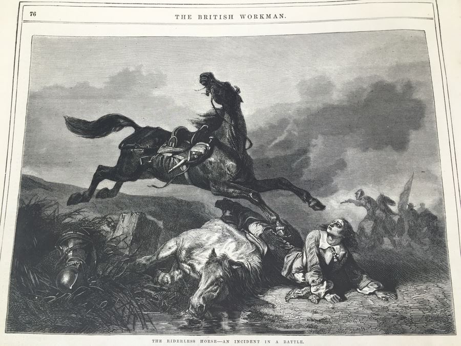 Antique March, 1871 The British Workman Periodical Dedicated To The Industrial Classes No. 195 [Photo 42]
