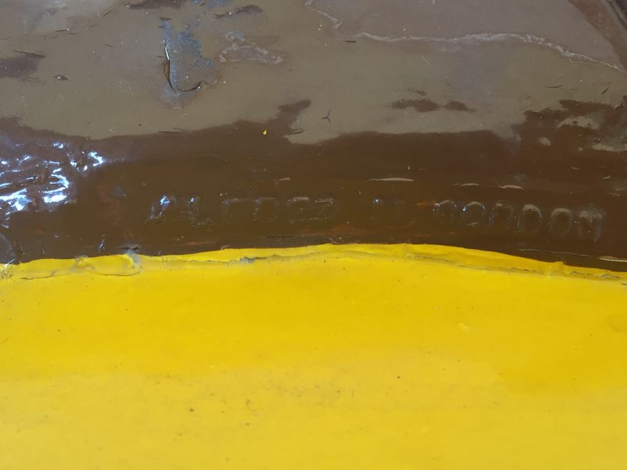 Very RARE Vintage 1972 McDonalds Captain Crook Fiberglass Framed Wall Plaque Pirate With Wooden Sword In Relief By Alfred Gordon Designs [Photo 20]