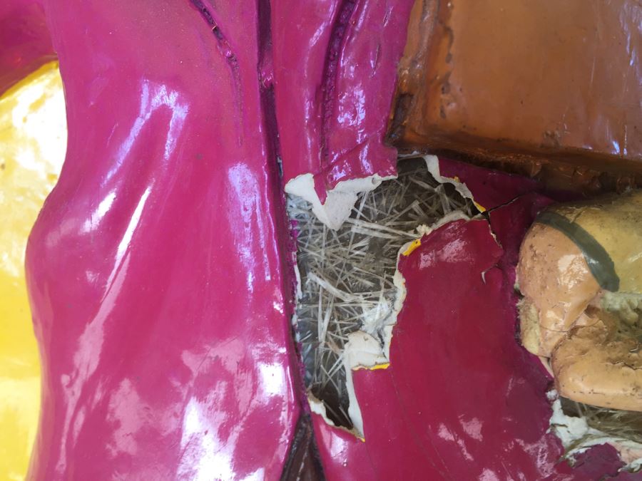 Very RARE Vintage 1972 McDonalds Captain Crook Fiberglass Framed Wall Plaque Pirate With Wooden Sword In Relief By Alfred Gordon Designs [Photo 22]