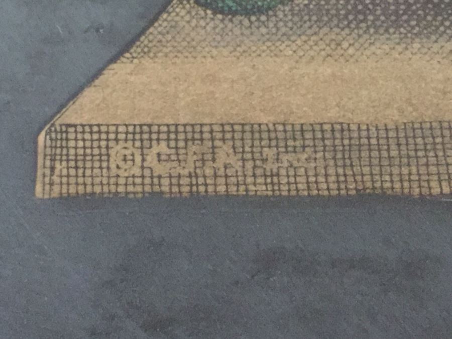 Vintage Pair Of Nicely Framed Floral Prints [Photo 9]