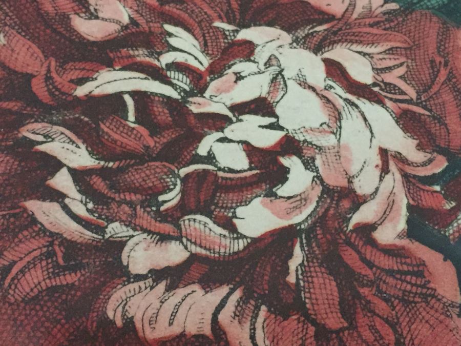 Vintage Pair Of Nicely Framed Floral Prints [Photo 12]