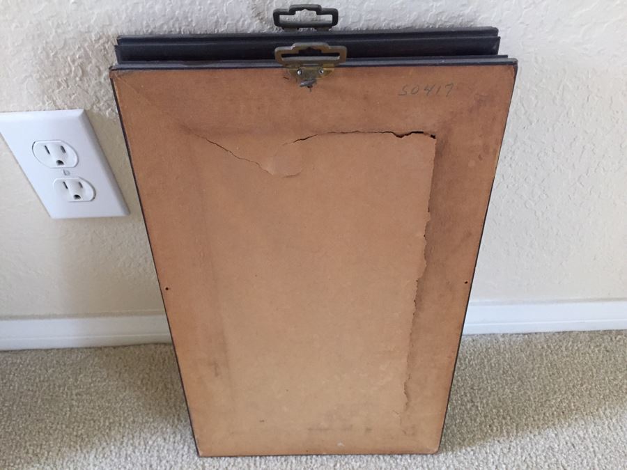 Vintage Pair Of Framed Asian Original Paintings On Board [Photo 24]