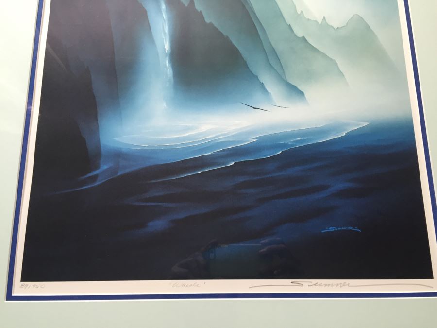 George Sumner 'Waioli' Nicely Framed Lithograph On Paper Hand Signed Limited Edition 89 Of 750 With Certificate Of Authenticity Retails $2,000 [Photo 6]