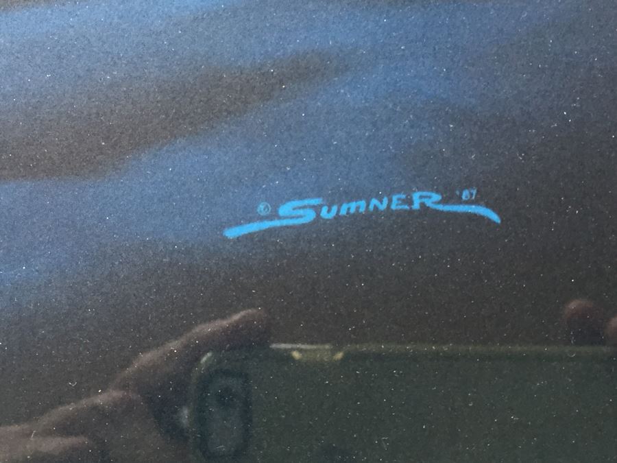 George Sumner 'Waioli' Nicely Framed Lithograph On Paper Hand Signed Limited Edition 89 Of 750 With Certificate Of Authenticity Retails $2,000 [Photo 8]