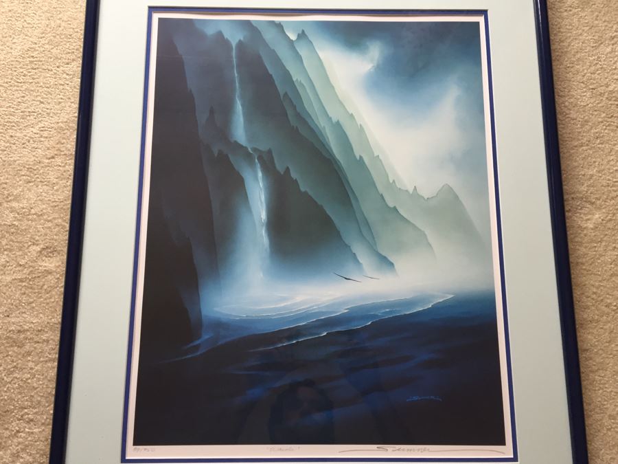 George Sumner 'Waioli' Nicely Framed Lithograph On Paper Hand Signed Limited Edition 89 Of 750 With Certificate Of Authenticity Retails $2,000 [Photo 12]