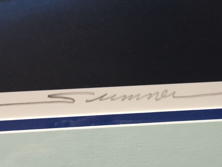 George Sumner 'Waioli' Nicely Framed Lithograph On Paper Hand Signed Limited Edition 89 Of 750 With Certificate Of Authenticity Retails $2,000 [Photo 7]